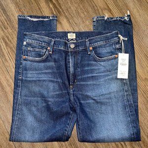 Citizens of Humanity Women's Harlow Ankle Slim Mid Rise Jeans